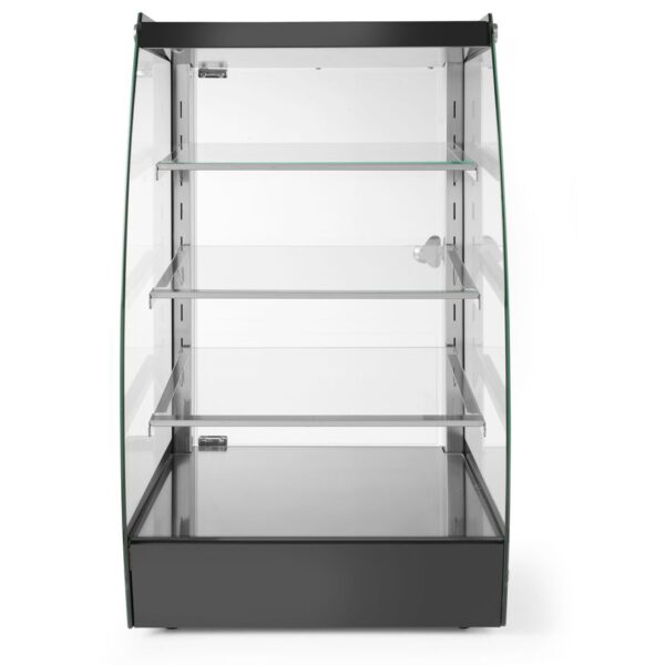 Offene Vitrine mit Regalablagen 75 L, HENDI, 230V/2W, 415x390x(H)716mm
