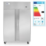 Kühlschrank zweitürig 900 L, Arktic, Profi Line, 620L, 230V/450W, 745x1200x(H)1945mm – Bild 3