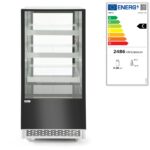 Kühlvitrine mit 3 geneigten Regalen, Arktic, 230V/480W, 833x650x(H)1460mm – Bild 6