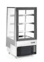 Kühlvitrine mit 3 geneigten Regalen, Arktic, 230V/480W, 833x650x(H)1460mm – Bild 2