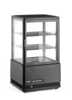 Aufsatz-Kühlvitrine 58 Liter, Arktic, schwarz, 230V/170W, 406x452x(H)830mm – Bild 2