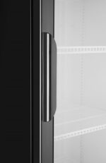 Eintüriger Kühlschrank mit hinterer Bar und hinterleuchteter Blende, , Arktic, 254L, Schwarz, 230V/250W, 578x605x(H)1980mm – Bild 3