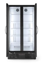 Kühlschrank mit doppelter Tür auf der Rückseite, Arktic, 384L, Schwarz, 230V/365W, 940x635x(H)1983mm
