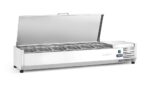 Aufsatz-Kühlvitrine Gastronorm 1/3, Arktic, 6x GN 1/3, GN 1/3, 36L, 230V/180W, 450x1405x(H)630mm – Bild 4