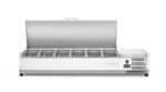 Aufsatz-Kühlvitrine Gastronorm 1/3, Arktic, 6x GN 1/3, GN 1/3, 36L, 230V/180W, 450x1405x(H)630mm – Bild 2