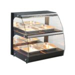 Warmhaltevitrine mit Quarzheizung, 2 Regalböden, HENDI, 230V/560W, 650x485x(H)630mm – Bild 3