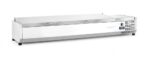 Aufsatz-Kühlvitrine Gastronorm 1/3, Arktic, 7x GN 1/3, GN 1/3, 42L, 230V/180W, 420x1605x(H)630mm