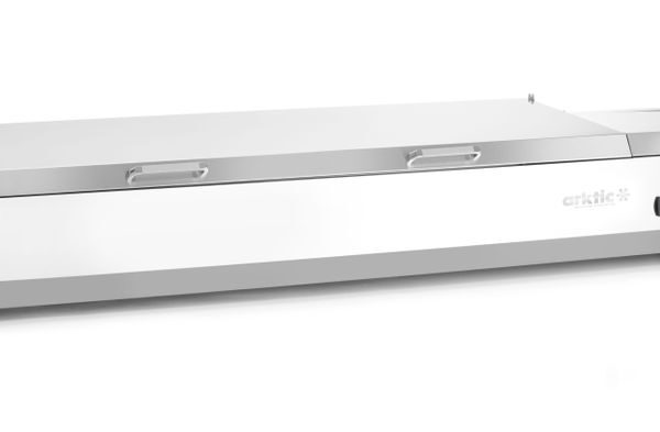 Aufsatz-Kühlvitrine Gastronorm 1/3, Arktic, 7x GN 1/3, GN 1/3, 42L, 230V/180W, 420x1605x(H)630mm