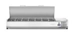 Aufsatz-Kühlvitrine Gastronorm 1/3, Arktic, 7x GN 1/3, GN 1/3, 42L, 230V/180W, 420x1605x(H)630mm – Bild 4