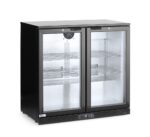 Kühlschrank mit doppelter Tür auf der Rückseite, Arktic, 158L, Schwarz, 230V/160W, 900x530x(H)865mm – Bild 3