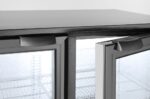 Kühlschrank mit doppelter Tür auf der Rückseite, Arktic, 158L, Schwarz, 230V/160W, 900x530x(H)865mm – Bild 6
