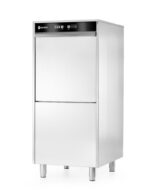 Geschirrspüler 50x60 für Tabletts und Töpfe – elektronisch gesteuert, mit Waschmitteldosiersystem und Ablaufpumpe, HENDI, Kitchen Line, 400V/7100W, 595x777x(H)1335mm – Bild 2