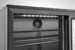 Bar-Kühlschrank mit zwei Schiebetüren, Arktic, 158L, Schwarz, 230V/160W, 520x900x(H)870mm – Bild 3