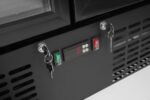 Bar-Kühlschrank mit zwei Türen, Arktic, 477L, Schwarz, 230V/365W, 530x900x(H)1820mm – Bild 5