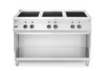 Induktionsherd, 6 Kochfelder, HENDI, 400V/25500W, 1200x700x(H)890mm