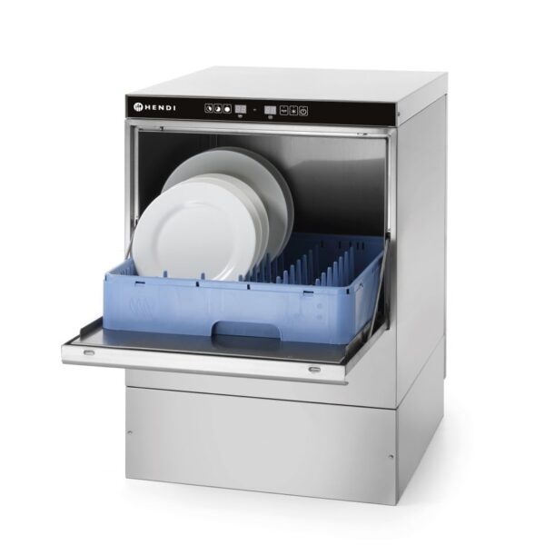 Geschirrspüler 50x50 - elektronische Steuerung, HENDI, Kitchen Line, 230V/3600W, 570x600x(H)830mm