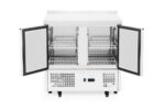 Kühltisch, 2 Türen, Arktic, 169L, Silber, 230V/220W, 900x700x(H)908mm – Bild 2