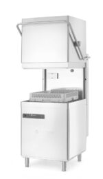 Durchschubgeschirrspüler, elektronische Steuerung, HENDI, Profi Line, Silber, 400V/6520W, 655x785x(H)1500mm – Bild 3