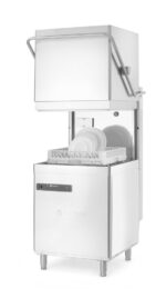 Durchschubgeschirrspüler, elektronische Steuerung, HENDI, Profi Line, Silber, 400V/6520W, 655x785x(H)1500mm – Bild 4