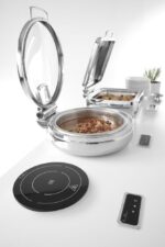 Induktionsheizplatte 800 W, Fine Dine, Schwarz, 230V/800W, ⌀245x(H)80mm – Bild 4