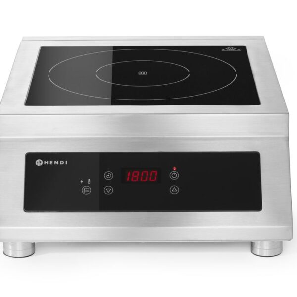Induktionskocher Modell 5000 D, HENDI, Profi Line, 400V/5000W, 398x525x(H)175mm