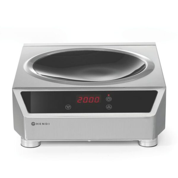 Induktionswok Modell 3500, HENDI, Profi Line, Induktionskocher, 230V/3500W, 340x450x(H)130mm