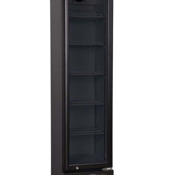 Kühlvitrine SLIM, Arktic, 157L, Schwarz, 230V/190W, 420x535x(H)1880mm