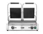 Kontaktgrill, Doppelversion, HENDI, oben und unten gerillt, 230V/3600W, 570x375x(H)216mm