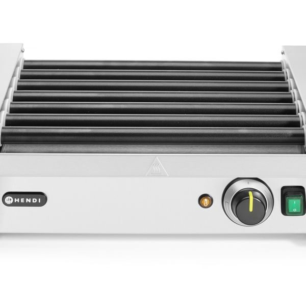 Rollengrill - Eine Zone, HENDI, 7 Rollen, 230V/740W, 525x365x(H)176mm