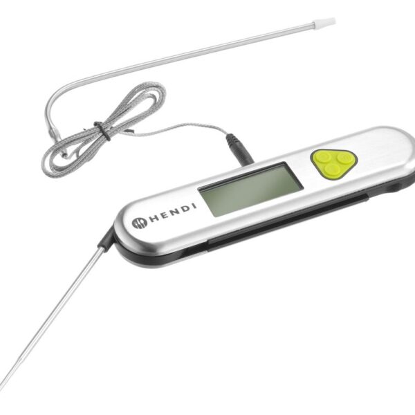 Thermometer, klappbar und mit Infrarot, HENDI, Silber, 175x40x(H)22mm