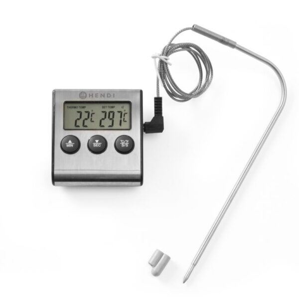 Bratenthermometer mit Timer, HENDI, 65x70x(H)17mm