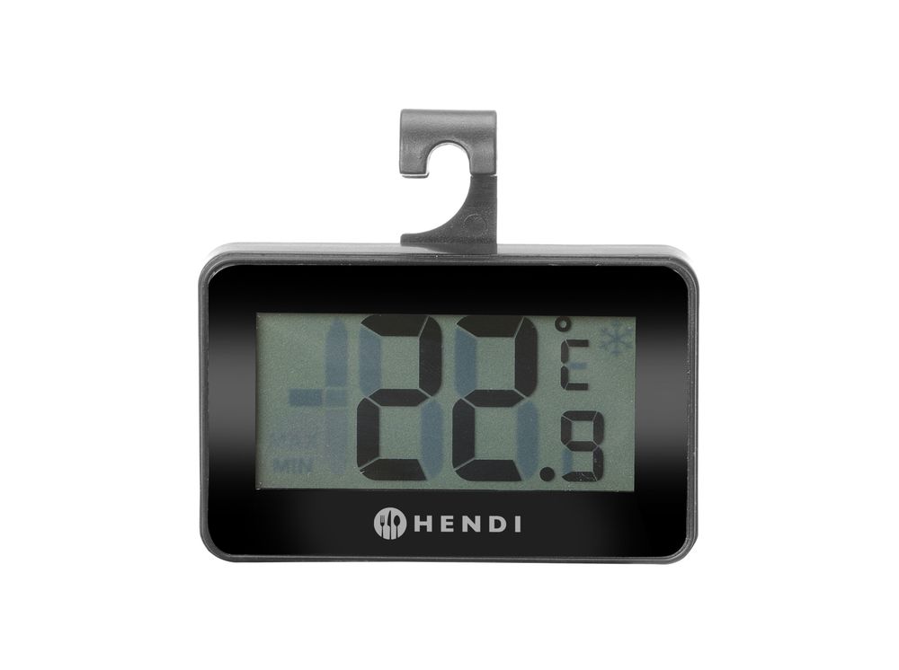 271445_OBW_2026_01_IMGP8614 Kühlschrankthermometer, digital, HENDI, Schwarz, 67x62x(H)12mm – Bild 1