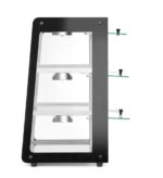 Beheiztes Thekendisplay, HENDI, Schwarz, 230V/500W, 472x447x(H)775mm – Bild 5