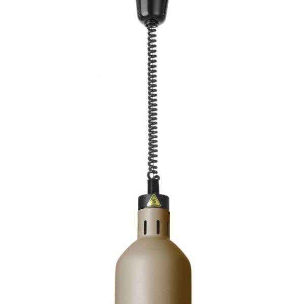 Höhenverstellbare Wärmelampe, zylinderförmig, HENDI, Beige, 230V/375W, ⌀175x(H)250mm