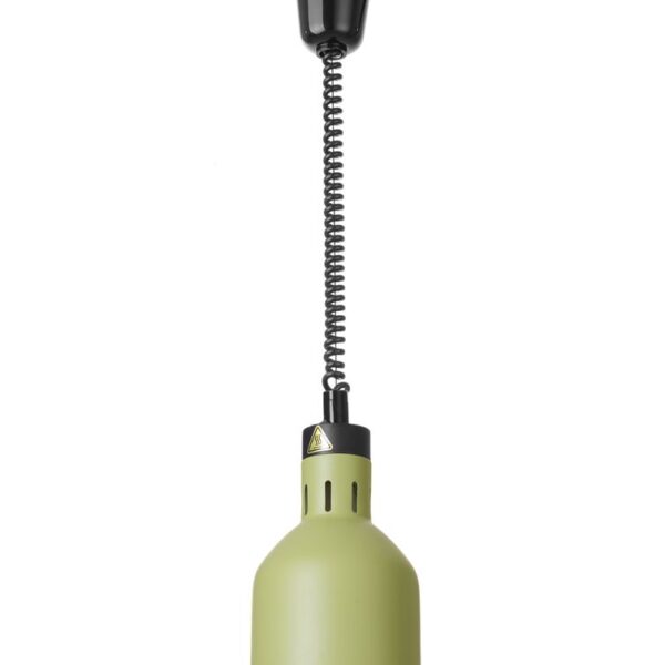 Höhenverstellbare Wärmelampe, zylinderförmig, HENDI, Grün, 230V/375W, ⌀175x(H)250mm