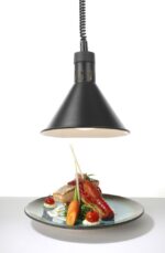 Höhenverstellbare Wärmelampe, konisch, HENDI, Schwarz, 230V/375W, ⌀275x(H)250mm – Bild 2