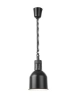 Höhenverstellbare Wärmelampe, zylinderförmig, HENDI, Schwarz, 230V/375W, ⌀175x(H)250mm