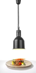 Höhenverstellbare Wärmelampe, zylinderförmig, HENDI, Schwarz, 230V/375W, ⌀175x(H)250mm – Bild 2