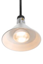 Höhenverstellbare Wärmelampe, konisch, HENDI, Silber, 230V/375W, ⌀275x(H)250mm – Bild 4