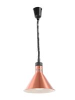 Höhenverstellbare Wärmelampe, konisch, HENDI, Kupfer, 230V/375W, ⌀275x(H)250mm – Bild 2