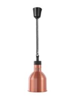 Höhenverstellbare Wärmelampe, zylinderförmig, HENDI, Kupfer, 230V/375W, ⌀175x(H)250mm