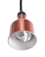 Höhenverstellbare Wärmelampe, zylinderförmig, HENDI, Kupfer, 230V/375W, ⌀175x(H)250mm – Bild 4