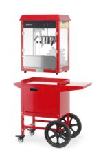 Popcorn-Maschine mit Fahrgestell, HENDI, Rot, 230V/1155W, 940x510x(H)1553mm – Bild 6