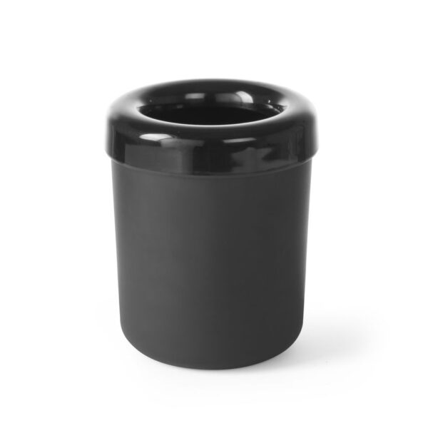 Tischabfalleimer oder Besteckhalter, HENDI, Schwarz, ⌀130x(H)160mm