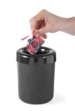 Tischabfalleimer oder Besteckhalter, HENDI, Schwarz, ⌀130x(H)160mm – Bild 5