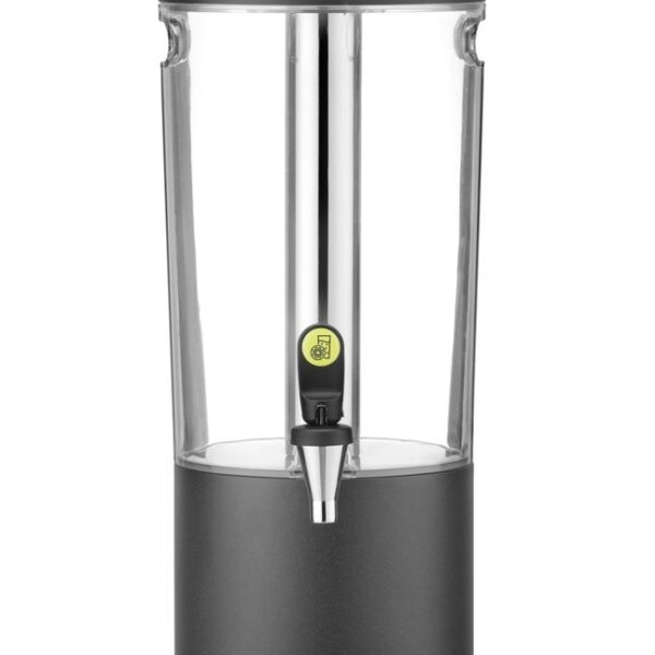 Saftspender UNIQ, HENDI, designed by Robert Bronwasser, 8L, Schwarz, 318x216x(H)532mm