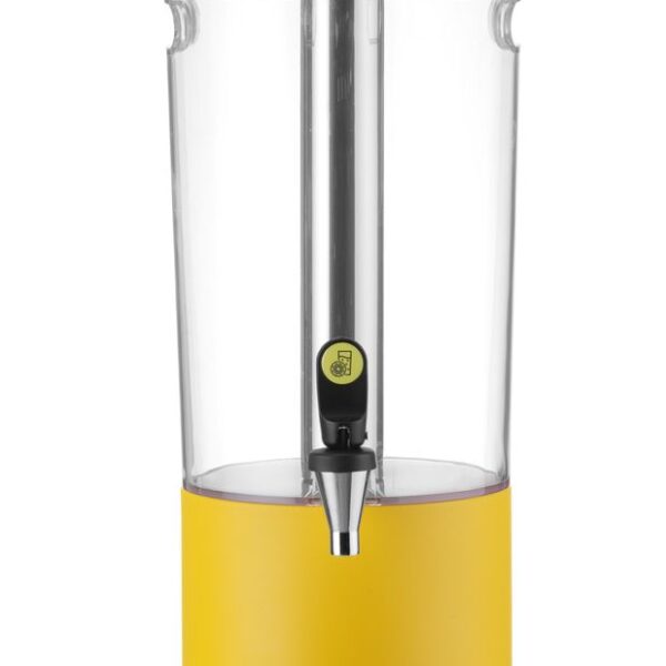 Saftspender UNIQ, HENDI, designed by Robert Bronwasser, 8L, Gelb, 318x216x(H)532mm