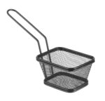 Miniatur-Frittierkörbe stapelbar, schwarz, HENDI, 105x90x(H)60mm – Bild 2