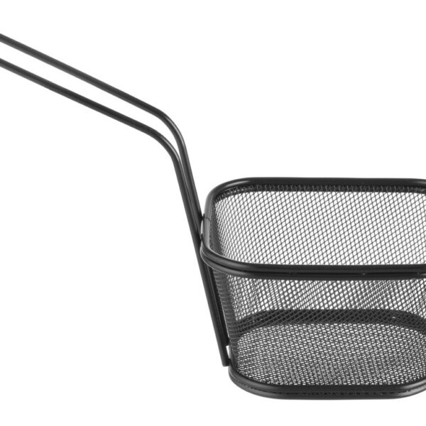 Miniatur-Frittierkörbe stapelbar, schwarz, HENDI, 130x115x(H)80mm
