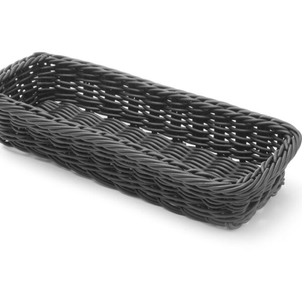 Besteckkorb, HENDI, Schwarz, 270x100x(H)45mm